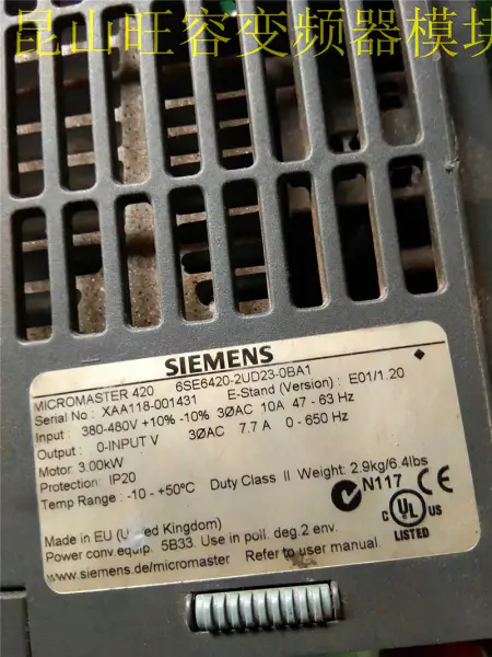 Siemens 6SE6420-2UC22-2BA0 2,2KW 220V