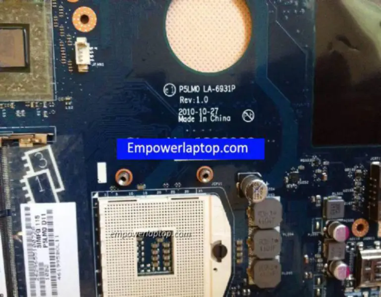 Acer 5950 5950G P5LM0 LA-6931P Placa-mãe