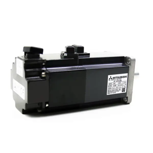 Servomotor de 0,4 kw para automação industrial da Mitsubishi 1 ano 50/60 Hz trifásico IE 4 HF-KP43BK 111 V totalmente fechado JP