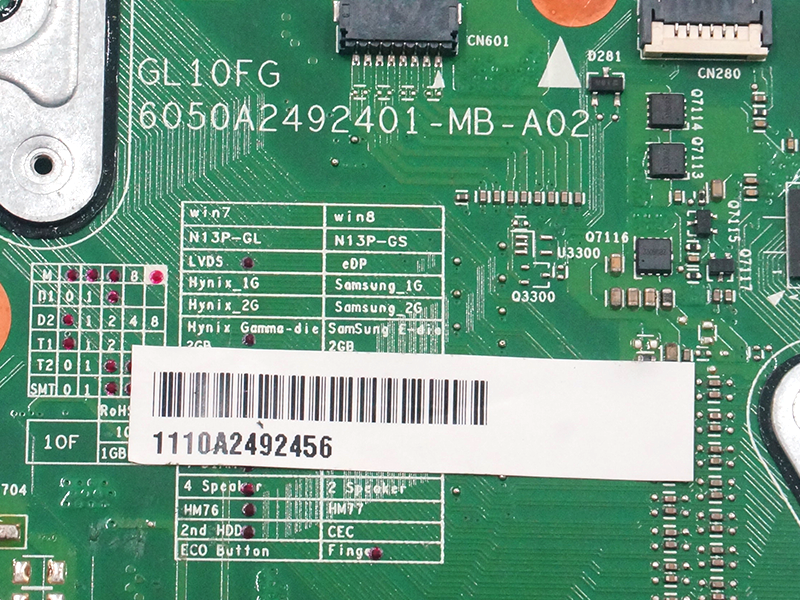 Toshiba satellite P875 GL10FG 6050A2492401 Placa-mãe