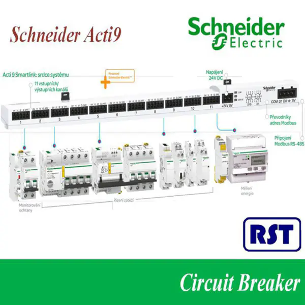 instalação eléctrica segura C40 1 pólo 40a mcb