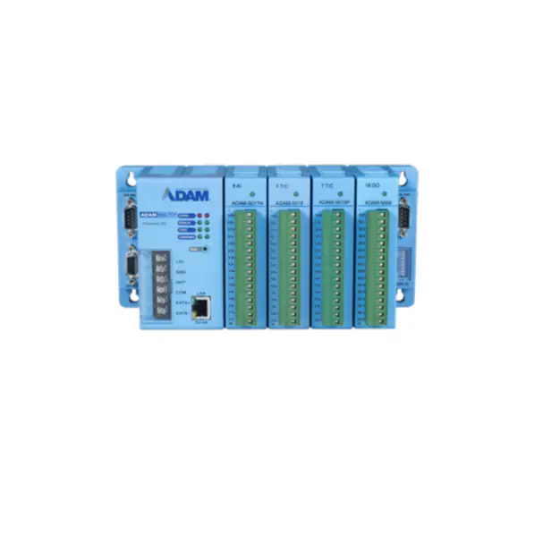 Sistema DA distribuído de 4 slots Advantech ADAM-5000L/TCP-BE