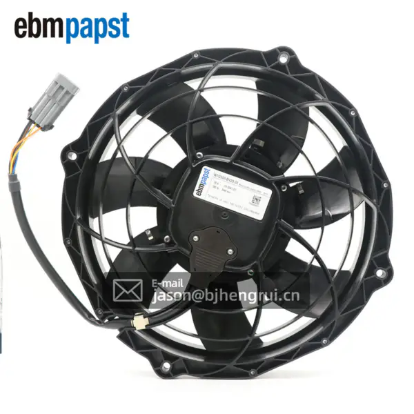 Ebm papst W3G300-BV25-33 W3G300-QX25-33 Ventilador de arrefecimento EC de 26VDC 380W para ar condicionado automóvel