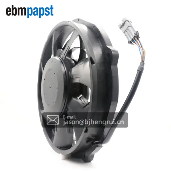 Ebm papst W3G300-BV25-33 W3G300-QX25-33 Ventilador de arrefecimento EC de 26VDC 380W para ar condicionado automóvel