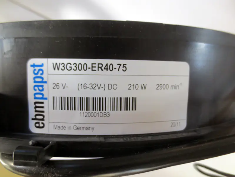 Ventilador Ebmpapst W3G300-ER40-75
