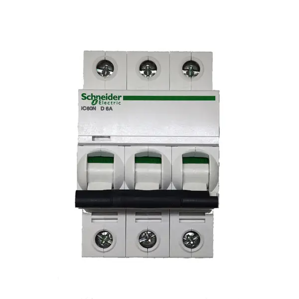 SCHNEIDER ELECTRIC IC60N disjuntor miniatura 3P 6A D curva