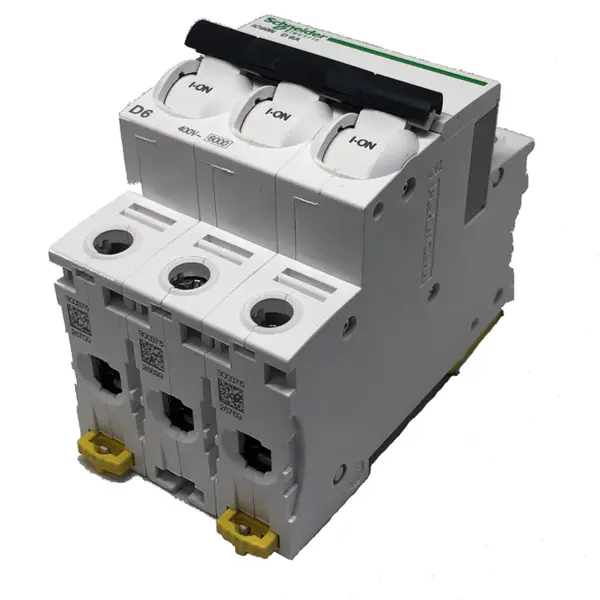 SCHNEIDER ELECTRIC IC60N disjuntor miniatura 3P 6A D curva