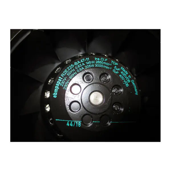 Ebm papst R2E225-BA47-11 230V 0,63/0,9A Ventilador centrífugo totalmente metálico