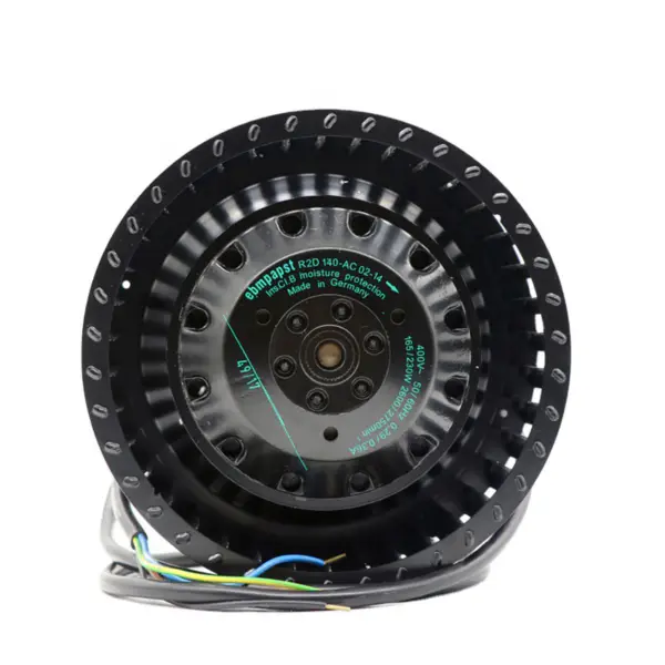 Original Ebmpapst R2D140-AC02-14 230VAC 165W 140MM M2D068-DF Ventilador de arrefecimento centrífugo para inversor de servo motor
