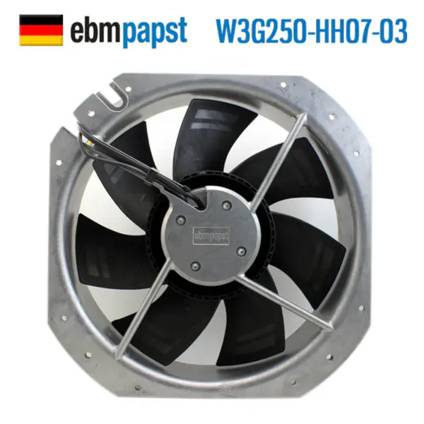 ebmpapst W3G250-HH07-03 280*80 220V 83W ventilador axial totalmente metálico