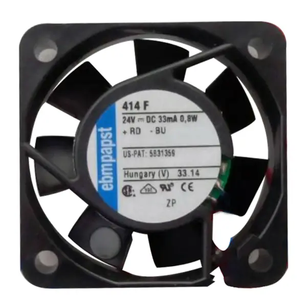 414F Novo Ventilador de Fluxo Axial Ebmpapst 24V 0.8W 4CM 40*40*10mm Ventilador de Arrefecimento com Inversor