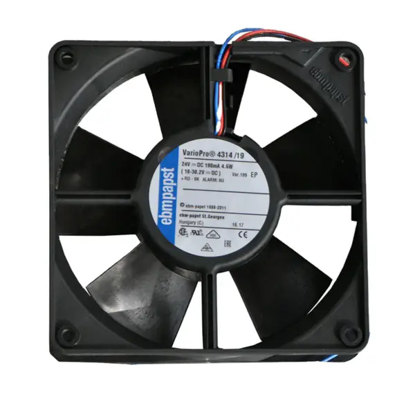 4314/19-189 4,6W 24V 2800rpm 0,19A DC Ventilador axial para arrefecimento de armários
