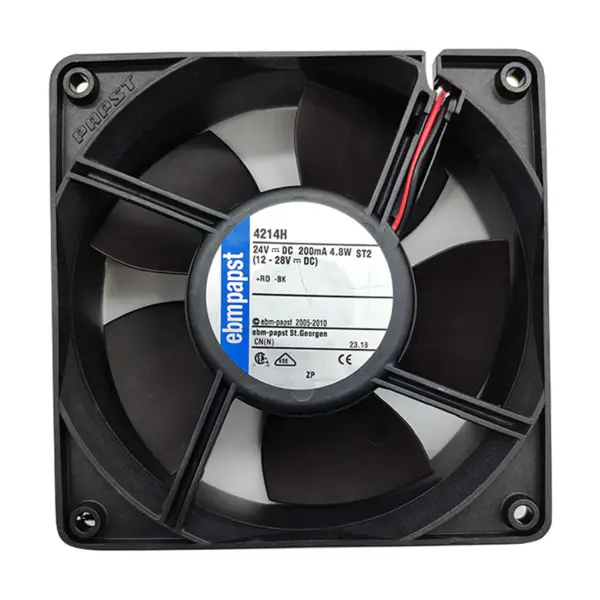 4214H 24V 5.3W 120*120*38MM Ventilador axial para equipamento topo de gama ebm papst Ventilador de armário elétrico