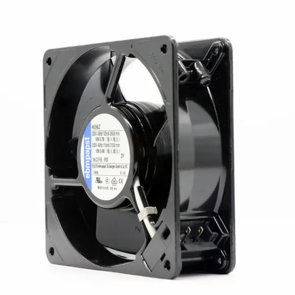 230V 120mA Ventilador totalmente metálico resistente a altas temperaturas Ebmpapst 4656Z 12038 Arrefecimento axial do armário