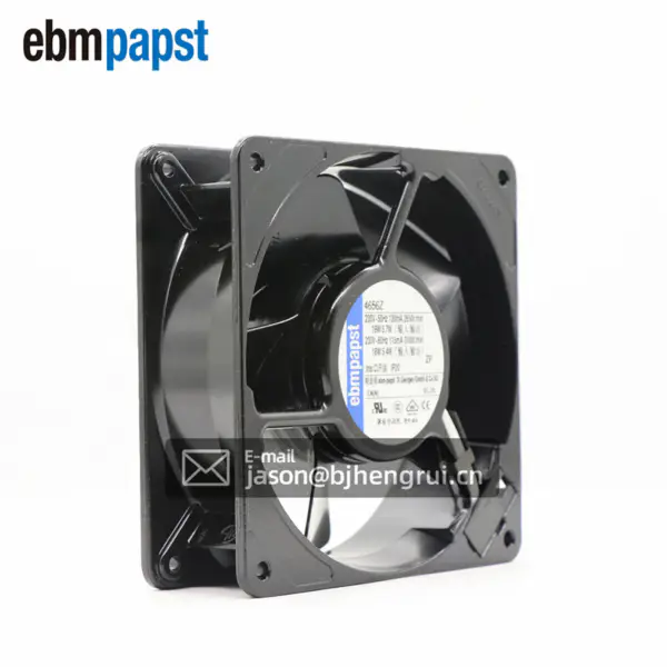 230V 120mA Ventilador totalmente metálico resistente a altas temperaturas Ebmpapst 4656Z 12038 Arrefecimento axial do armário