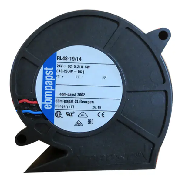 RL48-19/14 ventilador turbo centrífugo original ebm papst 24V 0.21A 5W RL48-18/12 RL48-19/12
