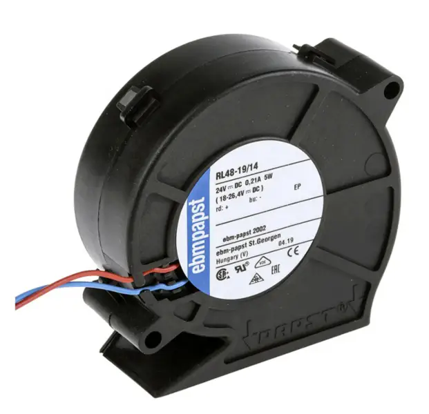 RL48-19/14 ventilador turbo centrífugo original ebm papst 24V 0.21A 5W RL48-18/12 RL48-19/12