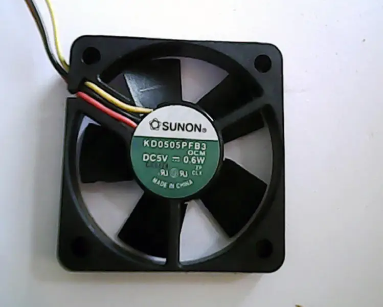 Taiwan SUNON 5010 5V 0.6W Ventilador com rolamento de esferas de 3 fios KD0505PFB3