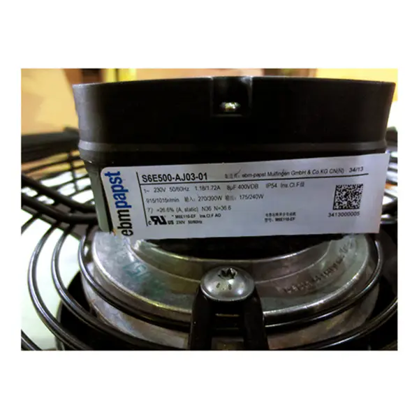 ebmpapst S6E500-AJ03-01 230V 270W 915RPM 1.18A 500mm Ventilador de rotor exterior A6E500-AJ03-01