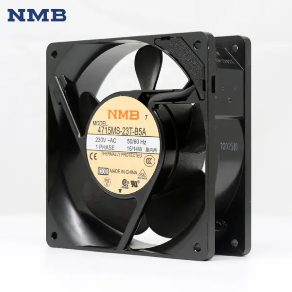4715MS-23T-B5A NMB 120*120*38mm Ventilador axial Carbinet AC 230V 12CM 14W Ventilador de arrefecimento UPS