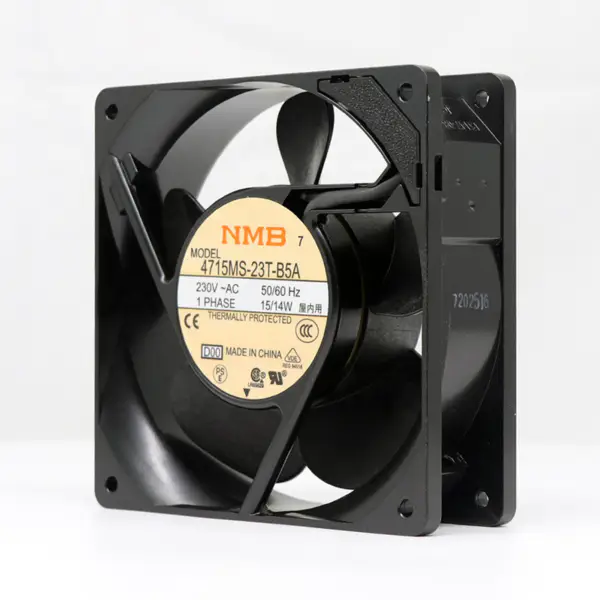 4715MS-23T-B5A NMB 120*120*38mm Ventilador axial Carbinet AC 230V 12CM 14W Ventilador de arrefecimento UPS