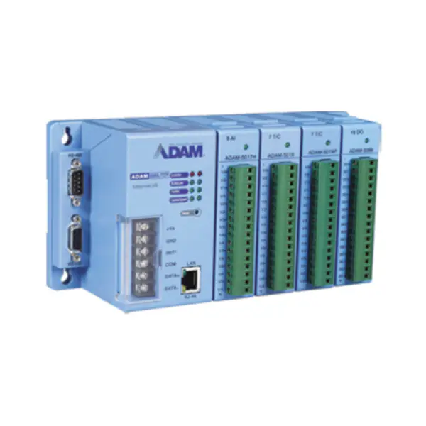 Controlador SoftLogic de 4 ranhuras com Ethernet Advantech ADAM-5510KW/TCP-AE