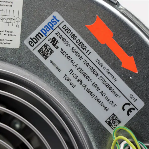 Ventilador Ebmpapst D2D160-CE02-11