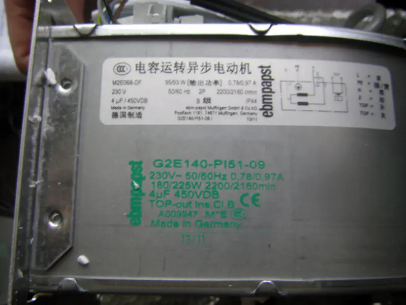 EMC RF2C-140/059 K313 SF-2056 Ventilador