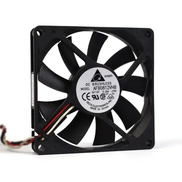 Delta 8CM 8025 12V 0.41A AFB0812VH fonte de alimentação do chassis ventilador de arrefecimento de deteção da placa-mãe