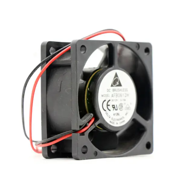 Original Delta 60*60*25MM 12V 0.15A 1.68W AFB0612H 4205RPM Proteção do rotor bloqueado Ventilador de arrefecimento tubo-axial