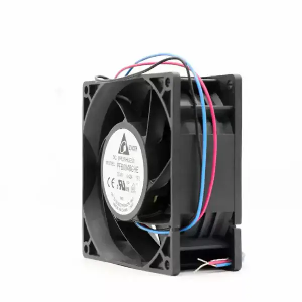 Ventilador de arrefecimento de controlo de temperatura pressurizado Delta PFB0948GHE 48V 0.42A 92*92*38mm