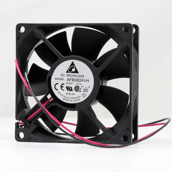 Delta 80*80*25mm 24V 0.21A AFB0824VH Ventilador de caixa de esfera dupla Ventilador de arrefecimento de armário