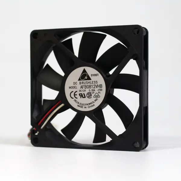 Ventilador de arrefecimento de esfera dupla original e autêntico Delta 8015 0.30A 8CM 12V AFB0812VHB CPU