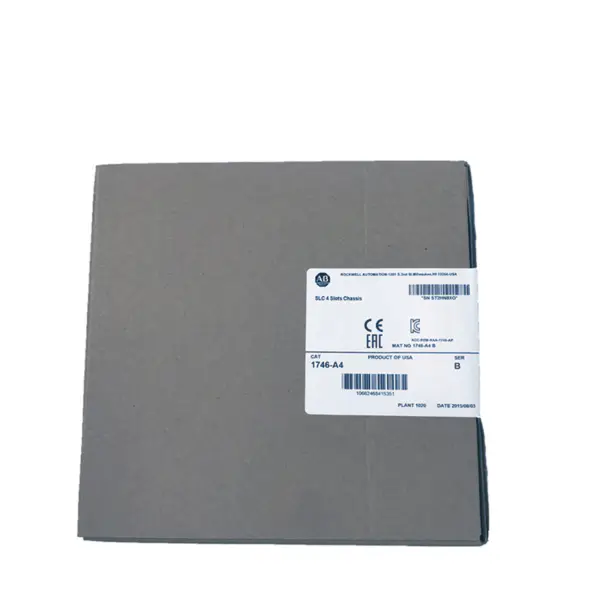 Automação industrial Allen Bradley SLC 500 Rack de expansão de chassi de E/S de 4 slots 1746-A4