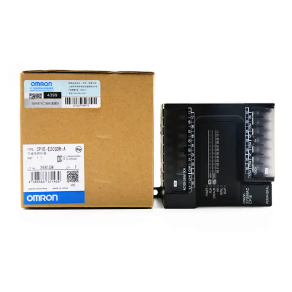 Unidade de CPU PLC Omron da série CP1E CP1E-E20SDR-A