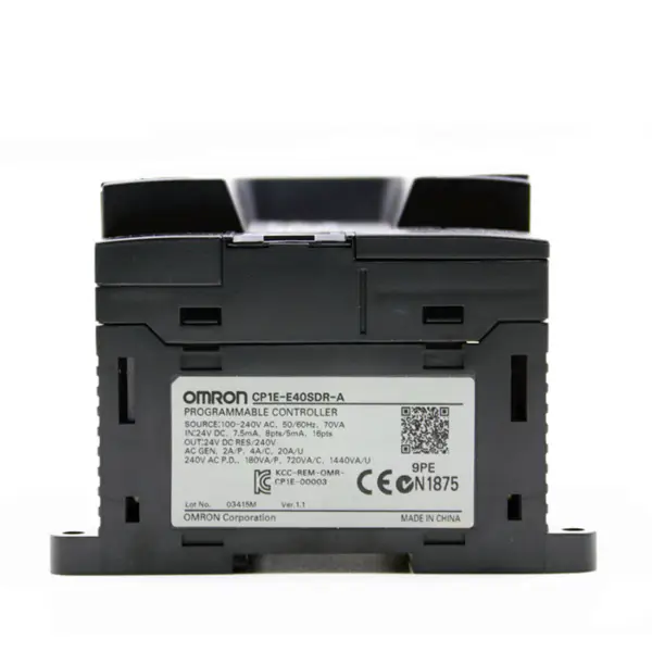 Melhor e mais barato Controlador lógico programável Omron Sysmac CP PLC CP1E E40SDR CP1E-E40SDR-A Japão
