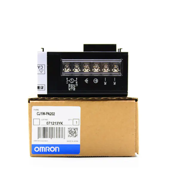 Omron PLC Tipos Unidade de alimentação Aiwell Japão CJ1W PA202 Baixo CJ1W-PA202 Pacote Industrial Ect JP