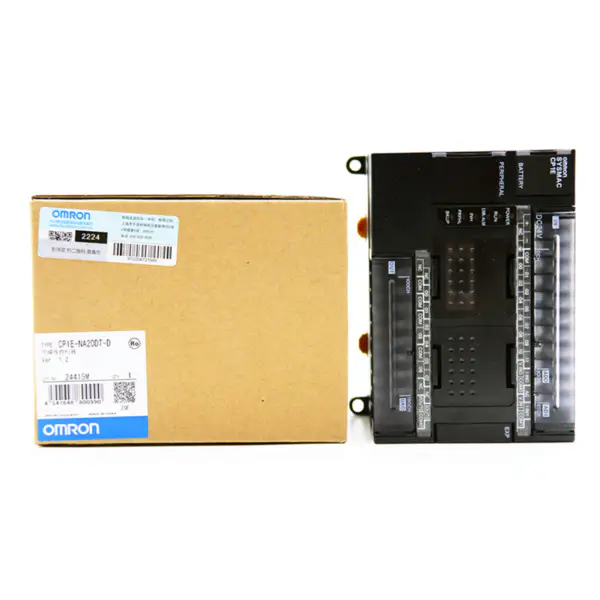 Controlador de máquinas de automação Omron PLC CP1E N20 Módulo CPU CP1E-NA20DT-D