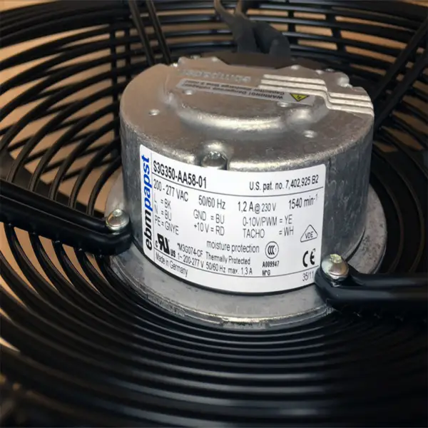 ebmpapst S3G350-AA58-01 230V 1.2A rotor externo ventilador à prova de água IP44