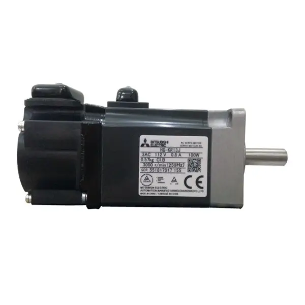 Servomotor Hmc HG-KR13J de baixa rotação 100W 3000Rpm sem moldura da Mitsubishi com travão