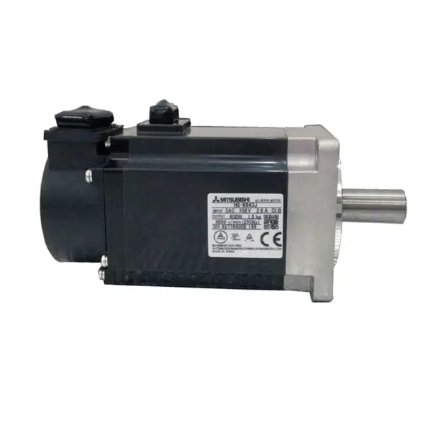 Servo motor AC Mitsubishi 400W de alta precisão HG-KR43J com baixo ruído