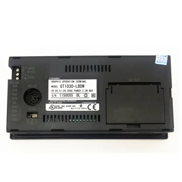 Painel de ecrã tátil LCD Hmi barato Mitsubishi GT1030-LBDW para PLC Got1000