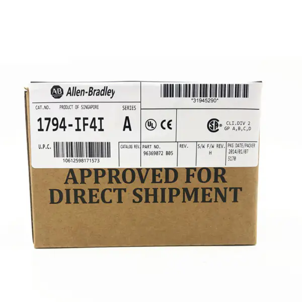 Allen-Bradley 1794 PLC Flex I/O 4 Módulo Analógico de Entrada Isolada 1794-IF4I