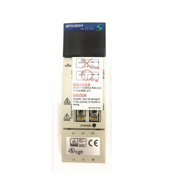 Kit de acionamento digital de servomotor CA da Mitsubishi 100W MR-J2S-10A1
