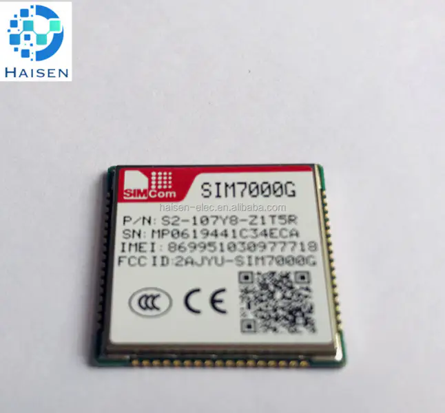 SIMCOM SIM7000 LTE-FDD TDD e Quad-Band GPRS GNSS EDGE módulo LCC tipo LTE CAT-M1(eMTC) NB IoT módulo global Band SIM7000G