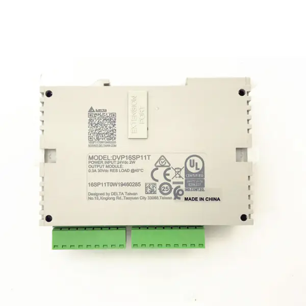 Delta DVP 16SP PLC Módulo de Entrada e Saída Digital DVP16SP11T Pacote Industrial Ect TW
