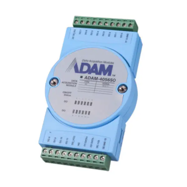 Advantech ADAM-4056SO-AE Módulo de saída digital isolada tipo fonte de 12 canais com Modbus