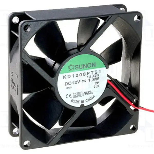 Original Autêntico SUNON KD1208PTS1 8025 80*80*25mm DC12V 1.8W 2950RPM Chassis Power Cooling Fan