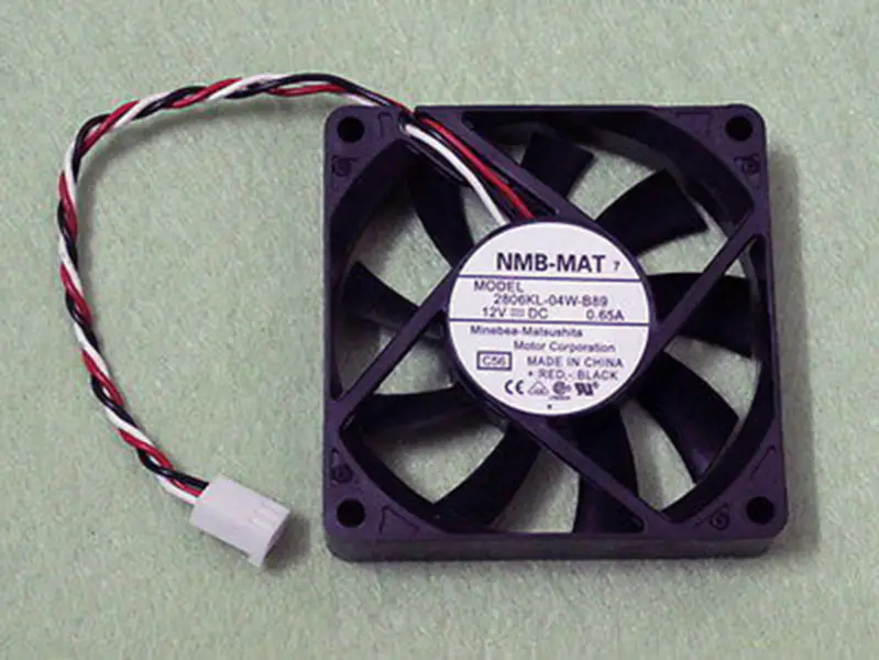 NMB 7015 12V 0,65A 7cm ventilador de CPU de servidor de caixa de computador 2806KL-04W-B89