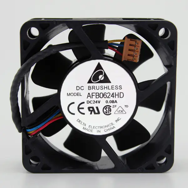 Ventilador de arrefecimento DC Delta AFB0624HD-R00 DC24V 60*60*25MM